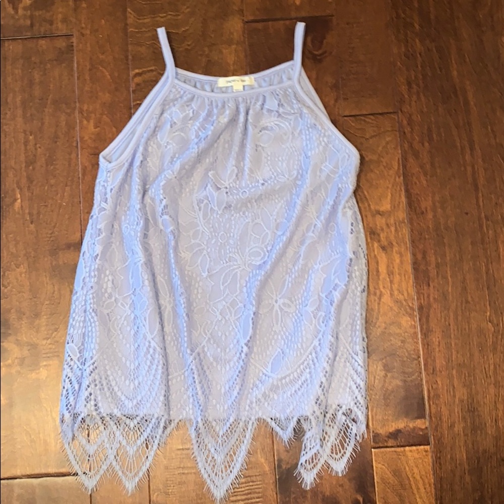 Lace tank top